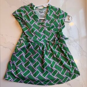DVF for Target green wrap dress 18 months GUC Diane von furstenberg baby toddler